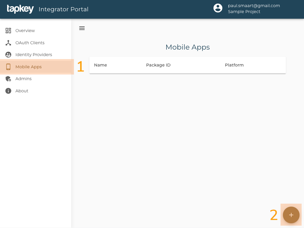 Configuration of Mobile Apps